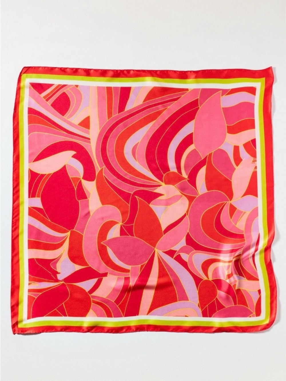Set Of 2 Geometric And Floral Head Scarves